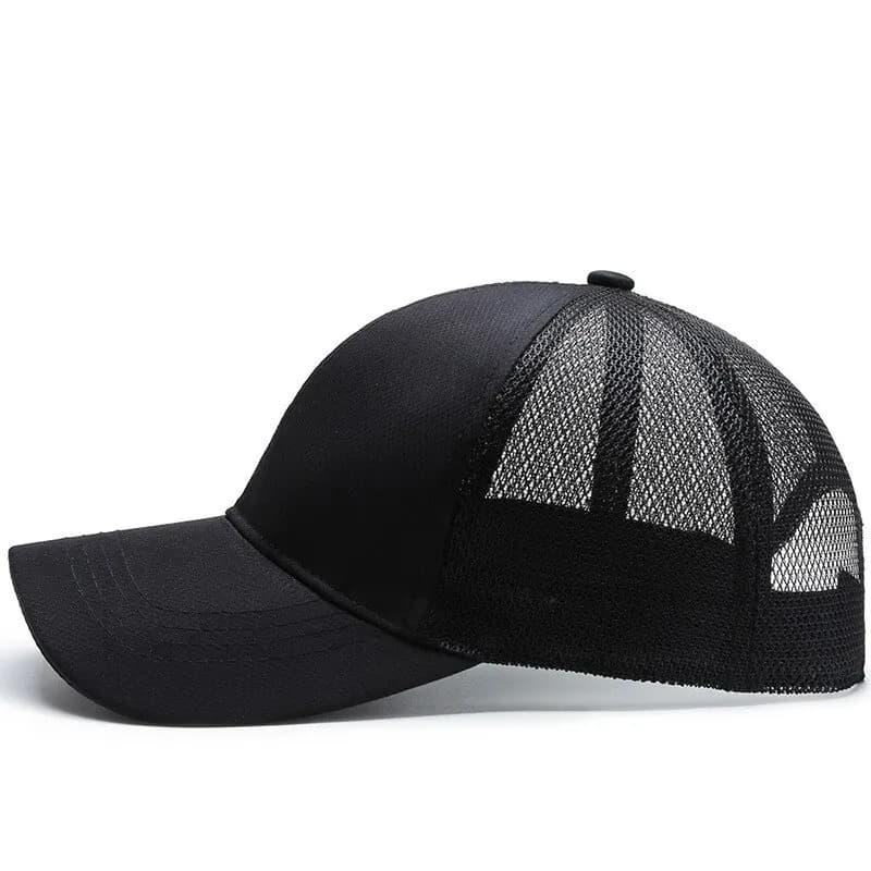 Casquette baseball pêche respirante mesh - Version coréenne légère pour sports nautiques et pêche