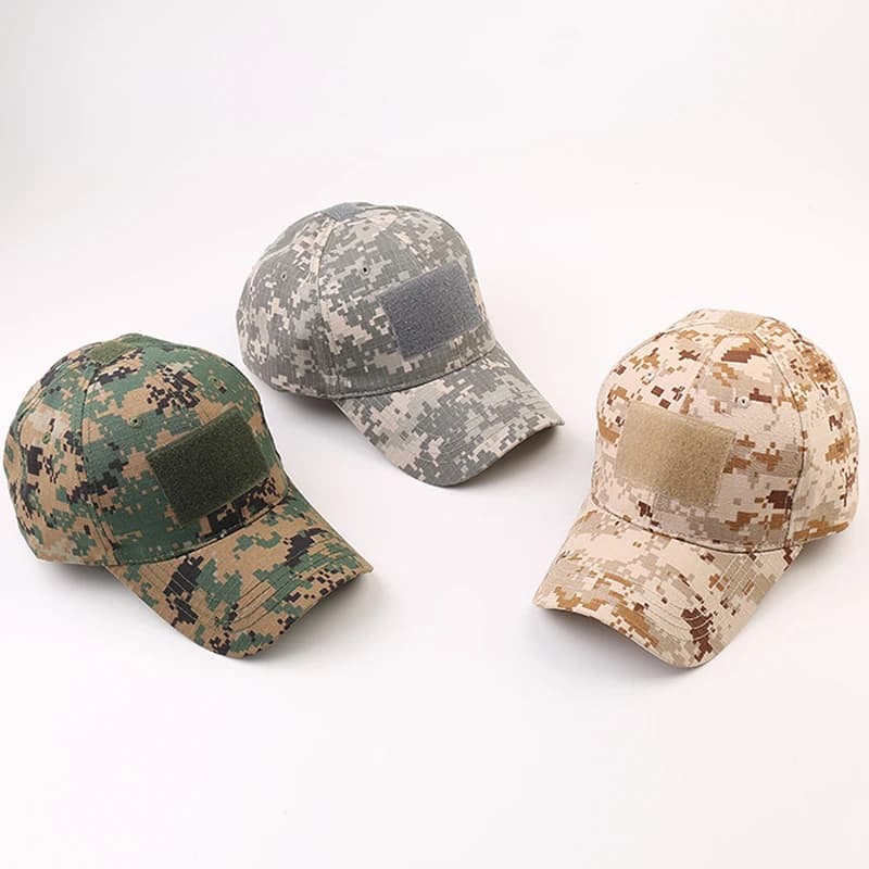 Casquette baseball camouflage tactique réglable unisexe pour pêche et paintball été