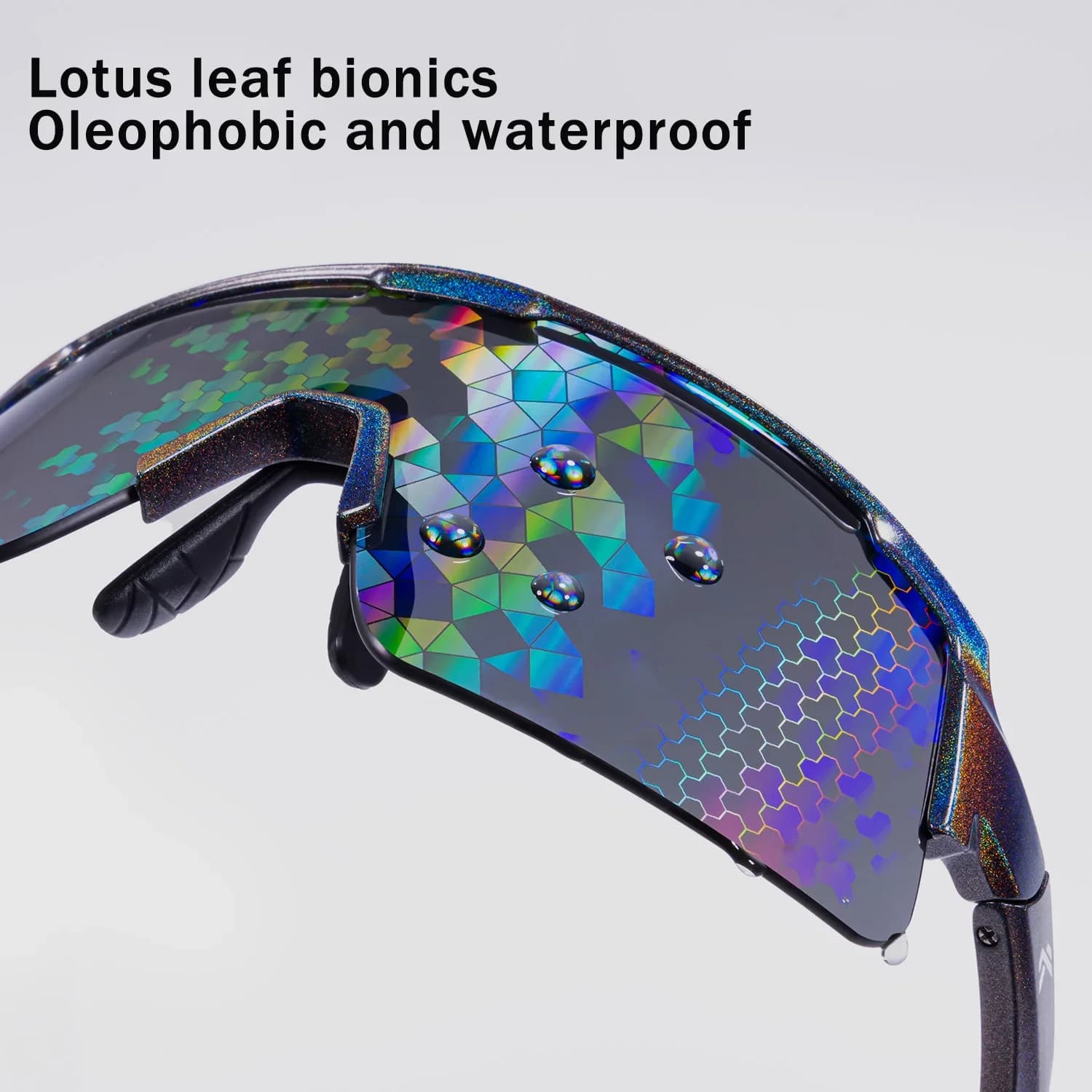 Lunettes vélo KAPVOE nouvelle technologie nano verres UV400 sport outdoor hommes femmes