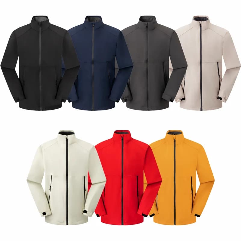 Veste imperméable personnalisable pour pêche - Coupe-vent anti-statique avec logo entreprise