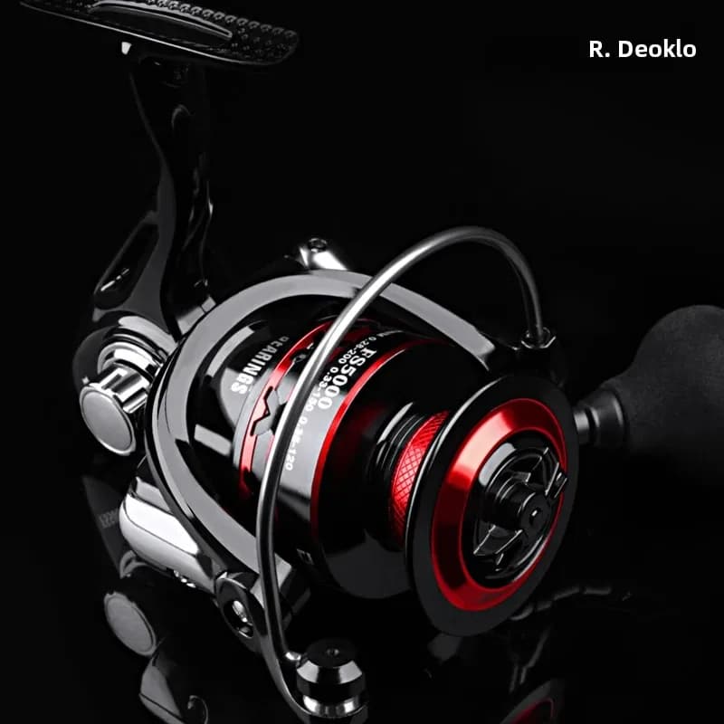 Moulinet spinning DEUKIO max drag 12KG - Carretilhas de pesca métal 2000-7000 pour pêche sportive