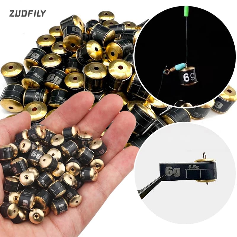 Plombs pêche détachables 1.5g-6g libération rapide casting précision accessoires pêche extérieure