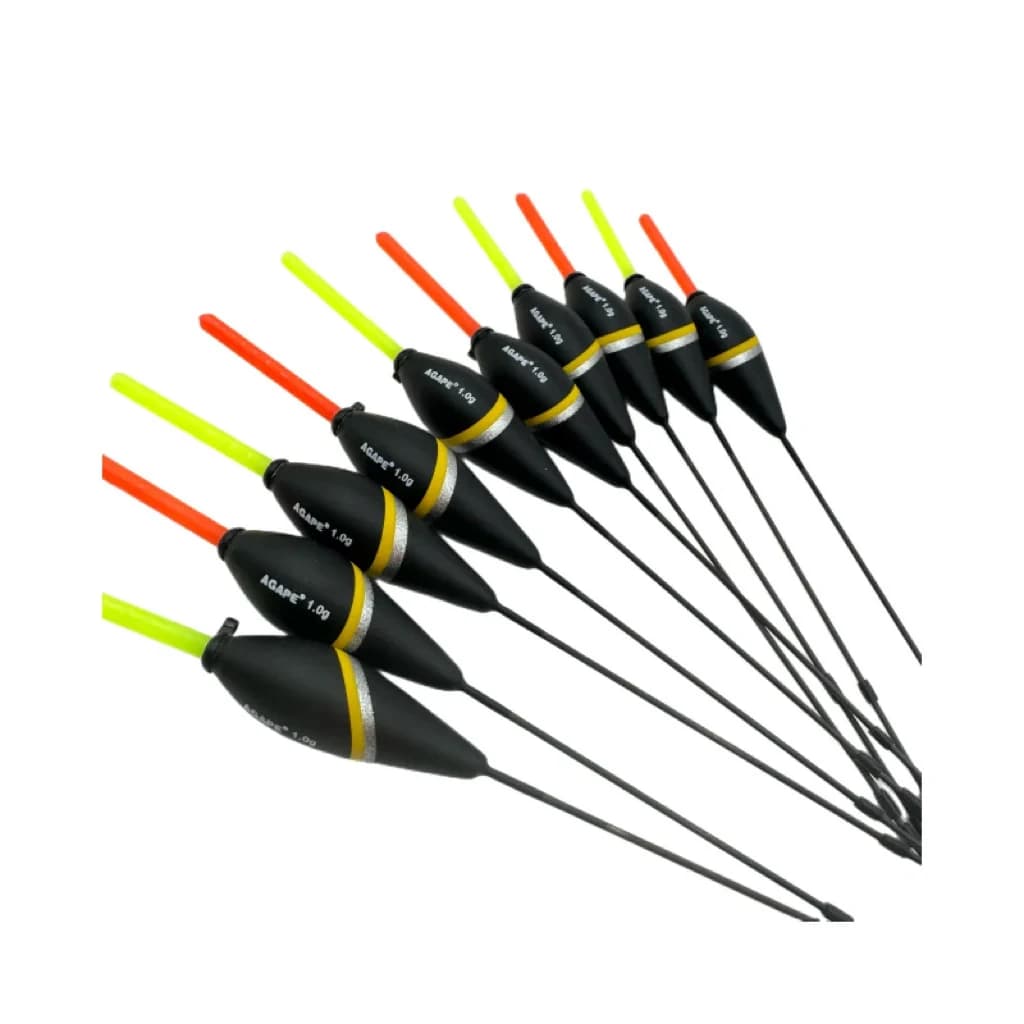 10 flotteurs balsa pour canne longue - poids 0.5g/1.0g/2.0g - Agape marque professionnelle