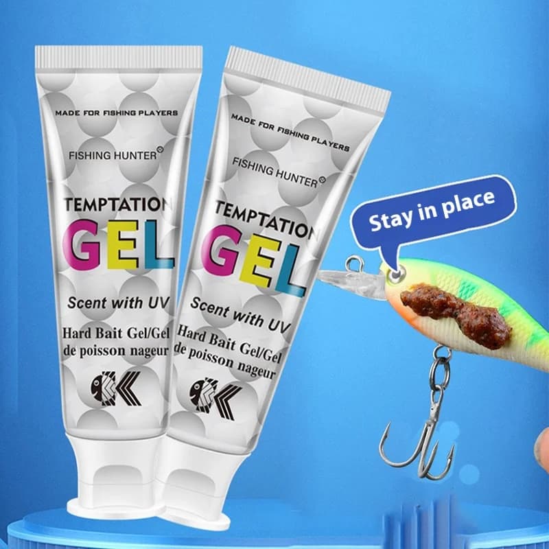 Gel attractant pêche 50ml - Odeur poisson intense pour appâts - Attire carpe, truite, brochet