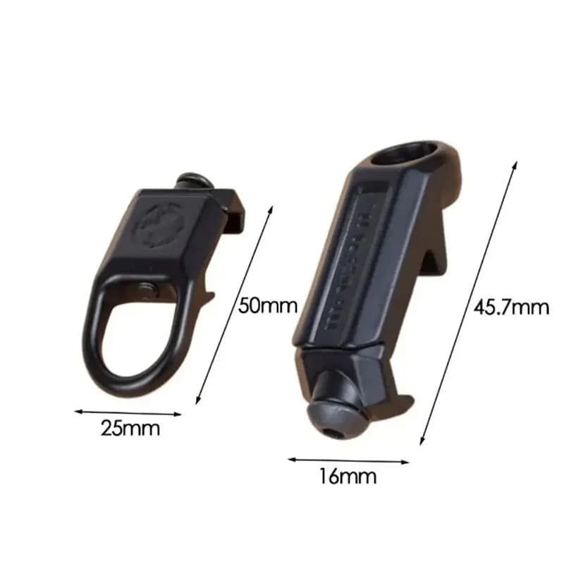 Anneau de montage QD tactique pour rail 20mm - Accessoire de chasse compatible AR15 .223