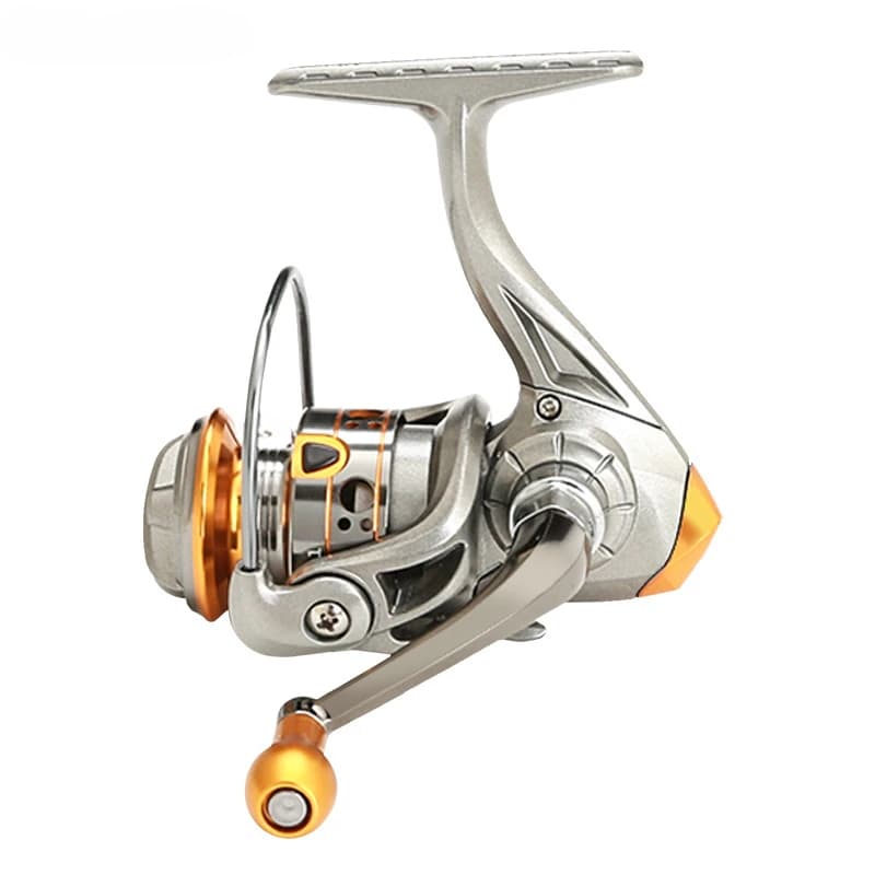 Moulinet Spinning Mini DC150 Super Puissant 12+1BB 5.2:1 Métal Durable pour Pêche Précise et Légère