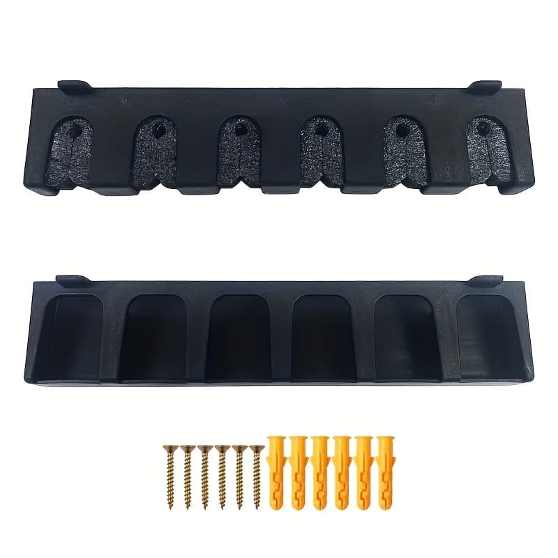 Support rangement cannes pêche ABS pour garage sécurisé équipement sportif facile installation