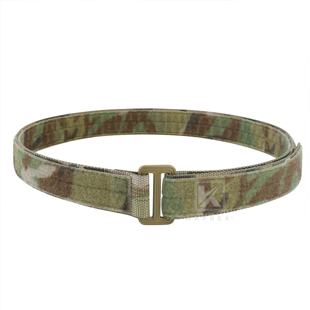 Ceinture de base EDC tactique KRYDEX 1.5 pouces pour port discret et pêche outdoor