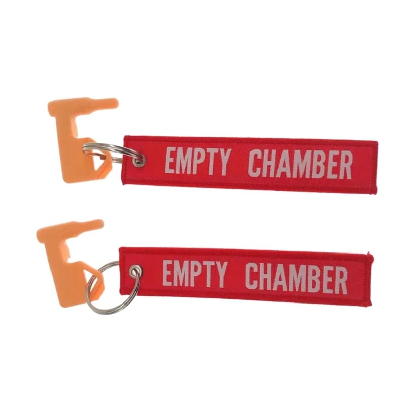 Fanions de sécurité légers 9mm - Indicateurs chambre vide pour stands tir et pêche