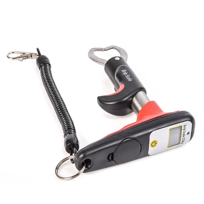 Pince télescopique pêche numérique 25kg LED balance digitale grip portable outil poisson éclairage intégré