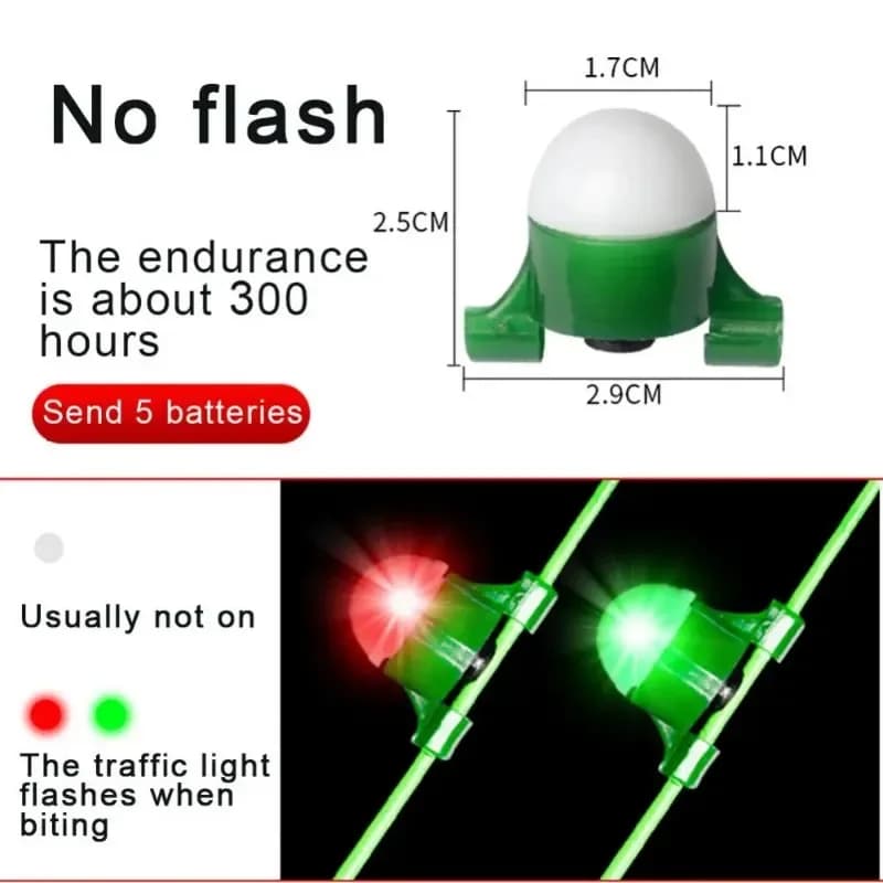 Alarme lumineuse LED intelligente pour pêche nocturne - Détecteur de touches avec rappel lumineux