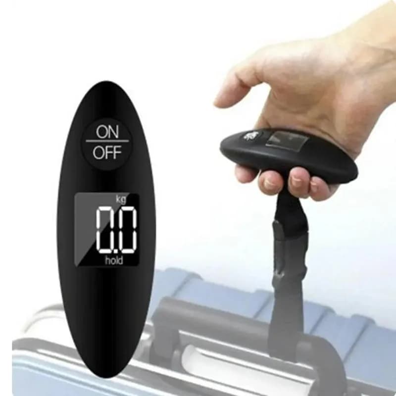 Pèse-bagages électronique LCD 40kg précision 100g portable crochet pêche balance voyage compacte