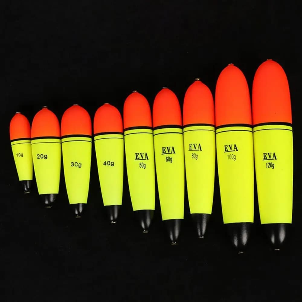 Flotteur de pêche EVA pour surfcasting et pêche aux leurres, flottabilité permanente et longue portée