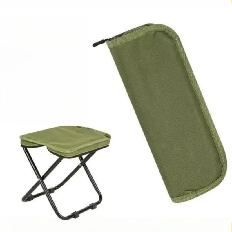 Petit tabouret de pêche pliant style sac à main portable pour pêche nomade et camping discret