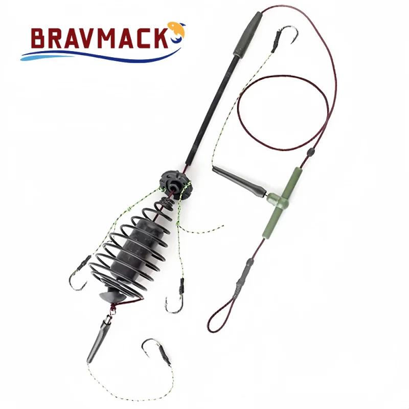 Cage amorçage carpe 30-80g en acier carbone haute résistance pour ligne feeder et leurre artificiel