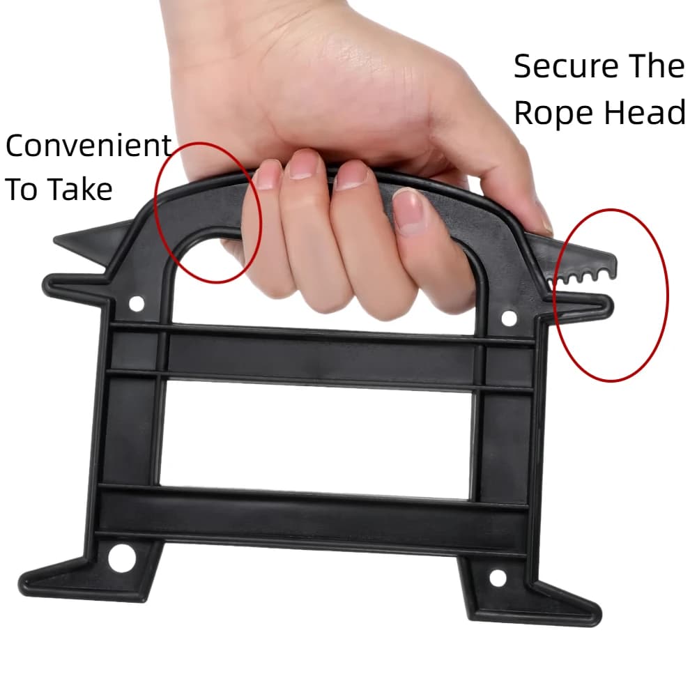 Bobineur de corde échelle pour pêche et camping - Organisateur de ligne, fil et cordage - Outil de rangement