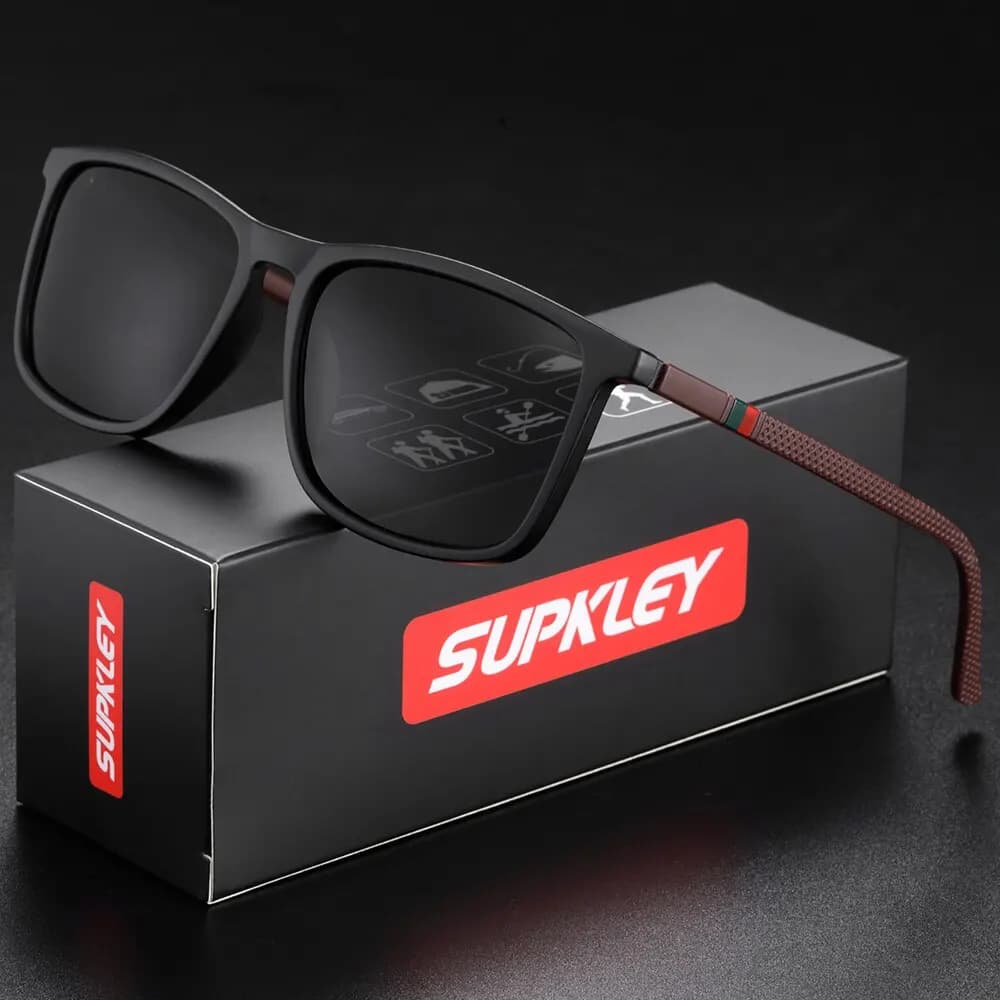 Lunettes de sport polarisées légères - Hommes - Pêche et outdoor - Confort optimal et protection UV