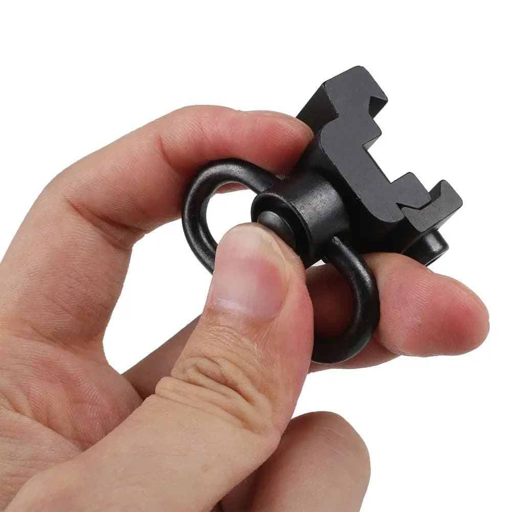 Adaptateur Quick Detach pour élingue - Montage sur rail Weaver/Picatinny 20mm - Pour chasse et tir