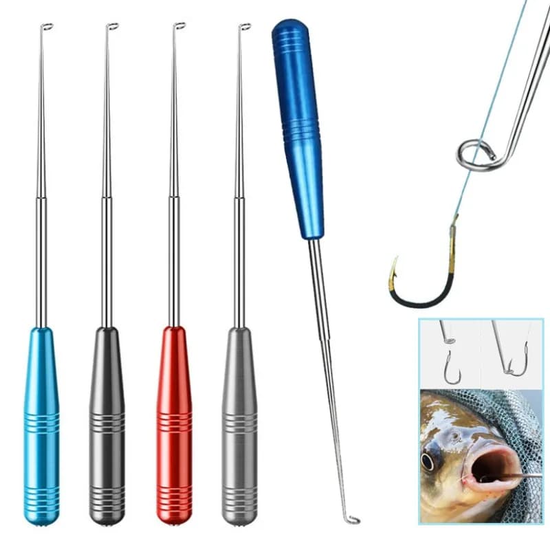 Décrocheur hameçon sécurité acier inoxydable pour pêche carpe extraction rapide sans blesser le poisson