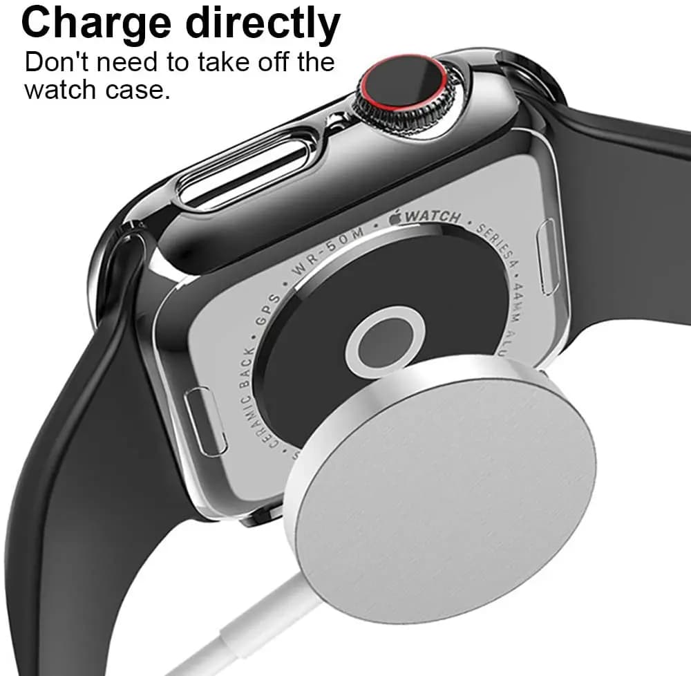 Coque de protection et bracelet pour Apple Watch 44mm 40mm, compatible pêche et activités nautiques