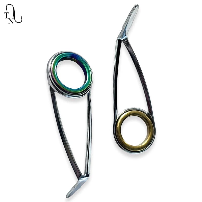 Kit 9 guides yeux canne pêche céramique acier inox TN20 réparation anneaux accessoires remplacement
