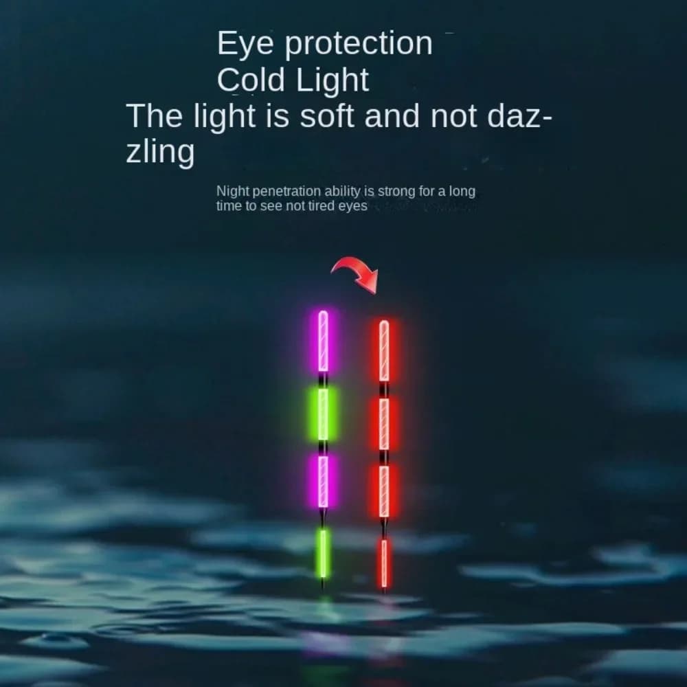 Bouchon de pêche électronique lumineux LED ultra sensible pour la pêche de nuit