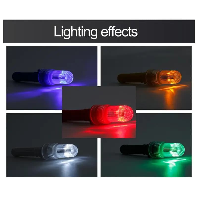 Flamme LED pêche bateau étanche - Appât lumineux nocturne pour attirer poissons, sécurité navigation