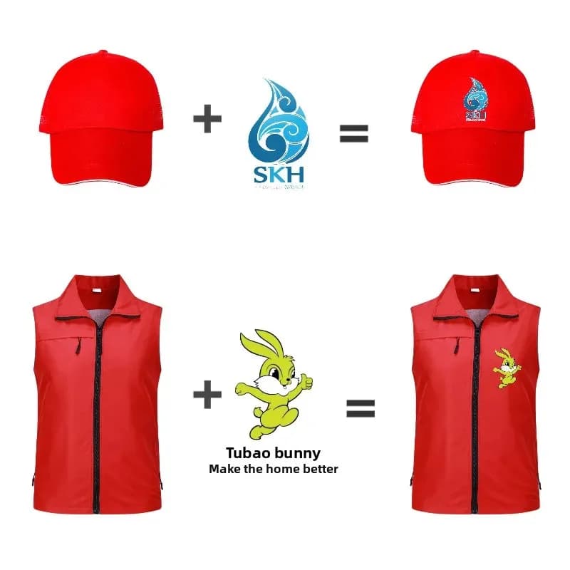 Veste bénévole réfléchissante pêche - Logo imprimé événements - Chantiers construction berges