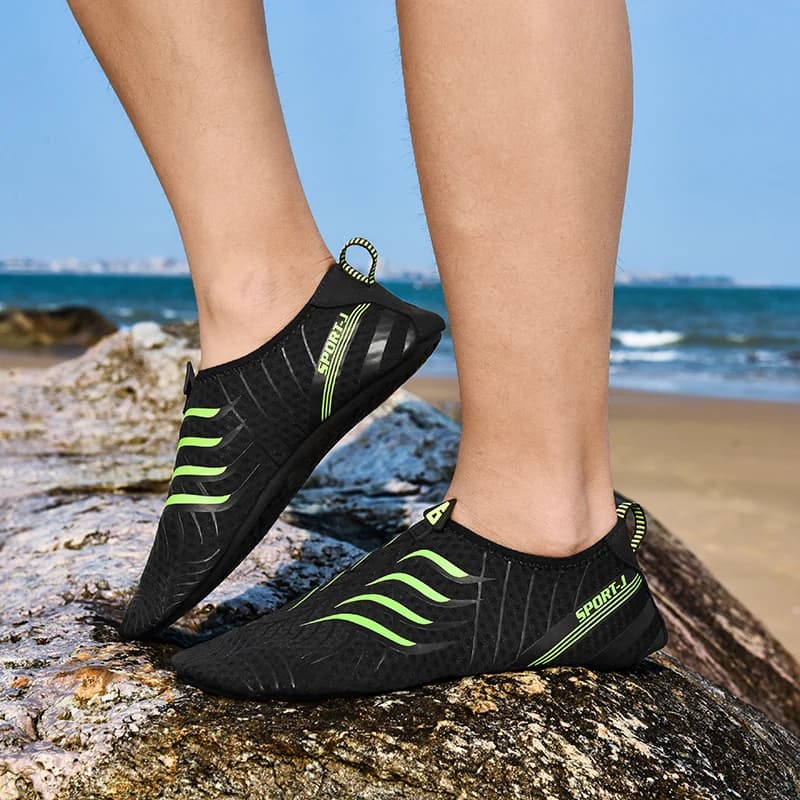 Chaussures aqua unisex pour pêche en eau - Sandales barefoot pêche wading et pêche pieds dans l'eau