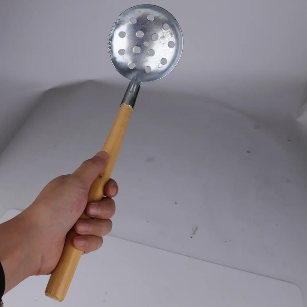 Pelle à glace FTK pour pêche blanche - Outil acier robuste pour casser et enlever la glace sur lacs gelés