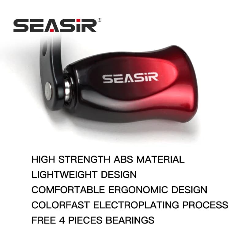 Poignée modifiable pour moulinet baitcasting SEASIR - Grip ABS avec 4 roulements pour SHIMANO, DAIWA