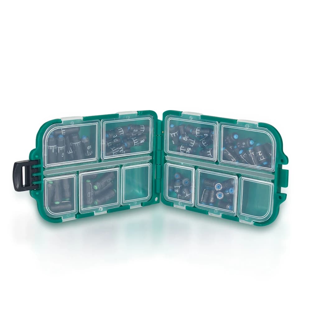 Set de plombs de pêche DNDYUJU 25 à 130 plombs 1.5g à 5.0g avec règle et