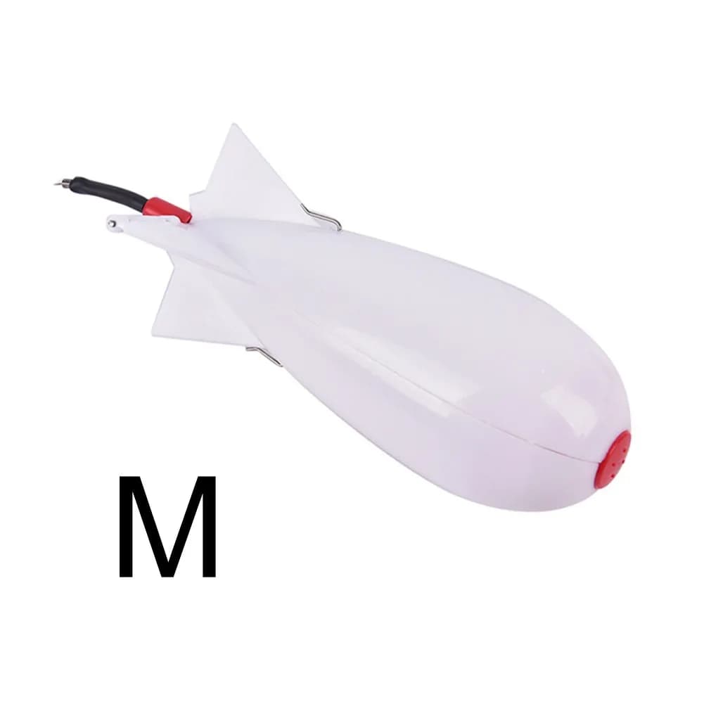 Feeder rocket pour pêche à la carpe - Spomb flottant pour amorçage à distance avec appâts et pellets