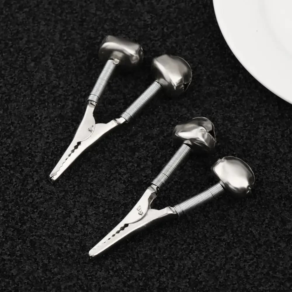 Clips alarme pêche acier inoxydable 1 à 10 pièces - Anneaux de fixation avec alerte sonore