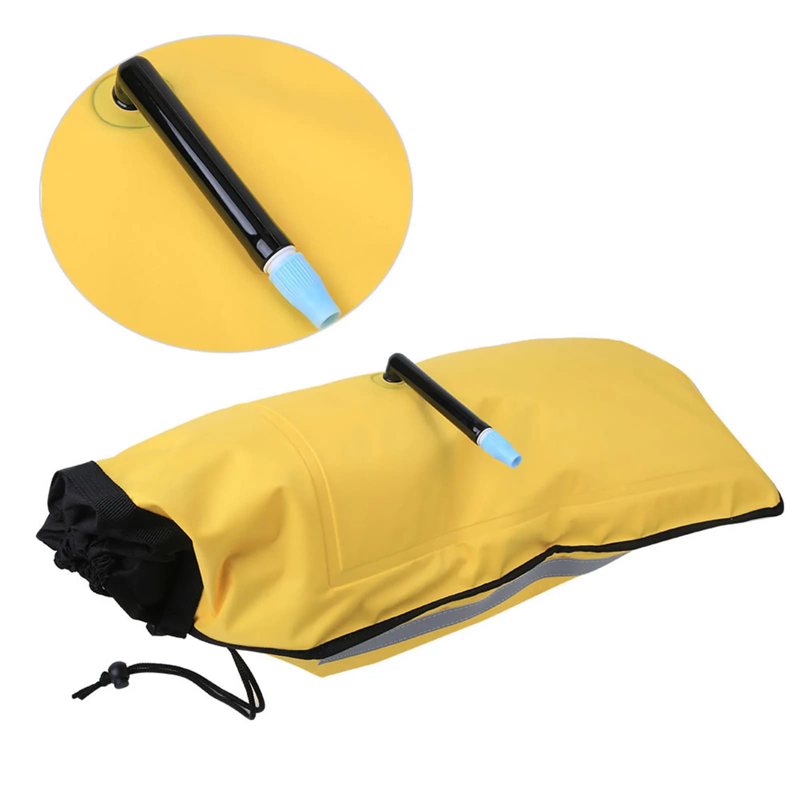 Bouée de sauvetage gonflable pour pagaie kayak - Flotteur nylon sécurité canoë et sea kayak