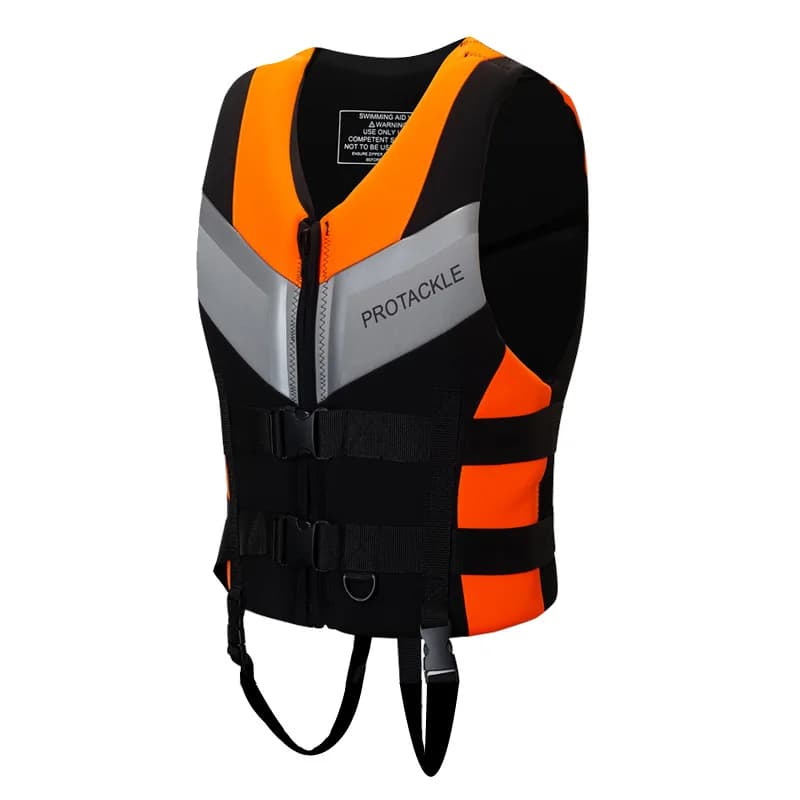 Gilet de sauvetage professionnel grande flottabilité pêche bateau moteur snorkeling résistant