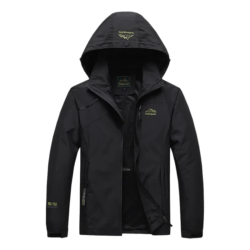 Veste de pêche imperméable homme grande taille automne chasse randonnée running coupe-vent