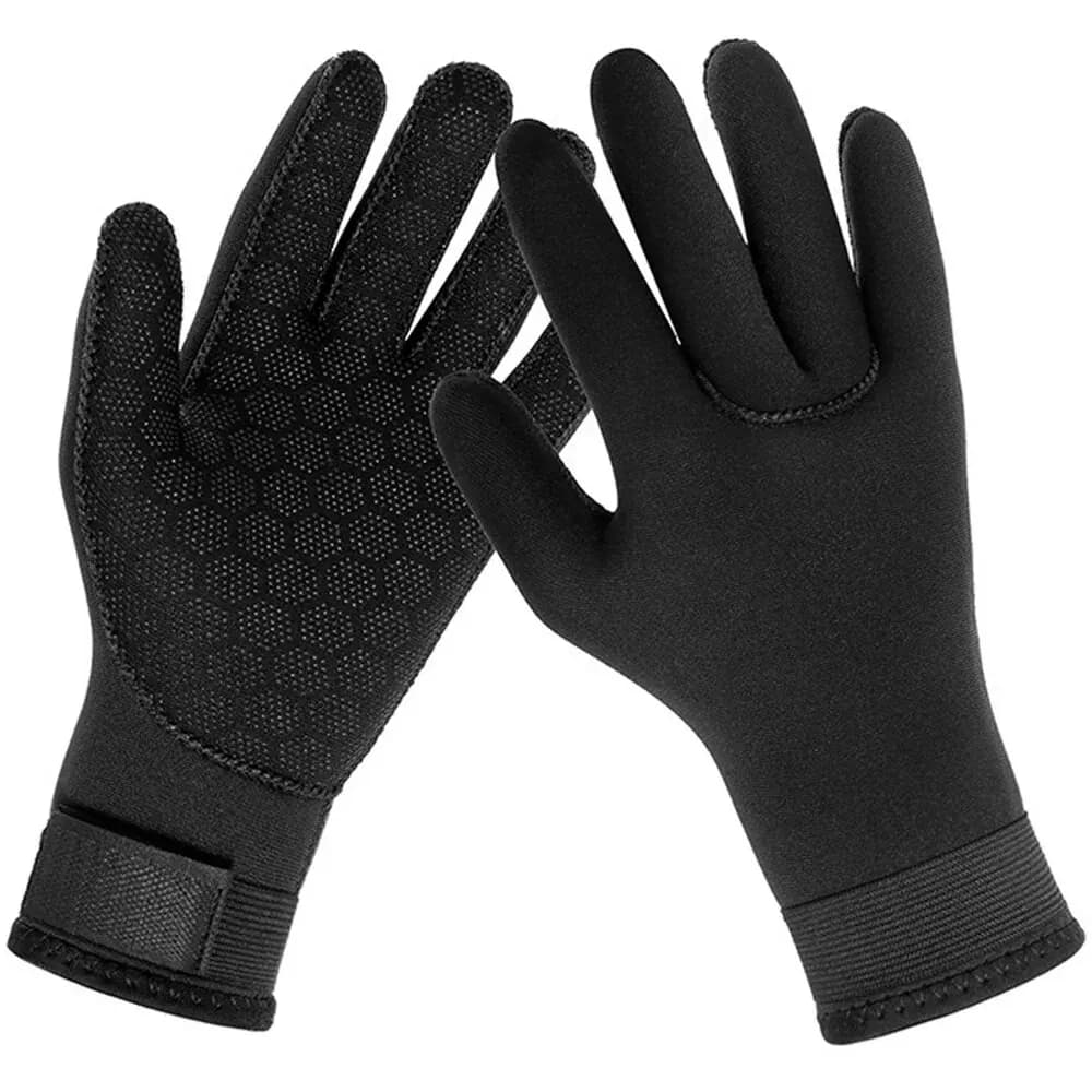 Gants de plongée néoprène 3mm anti-dérapants pour surf, kayak et pêche sous-marine - Épaisseur chaude