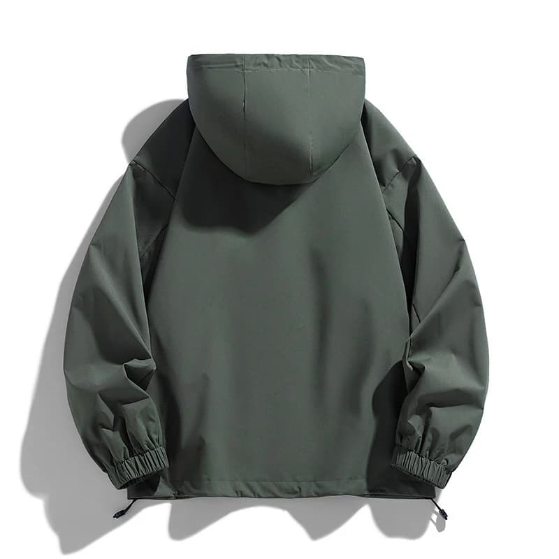 Veste trench oversize grande taille homme - Manteau ample pêche camping imperméable très grand format