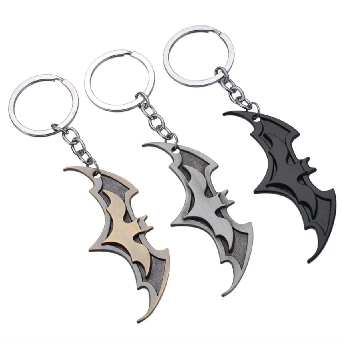 Porte-clés chauve-souris anime créatif - Porte-clés couple homme femme voiture haut de gamme