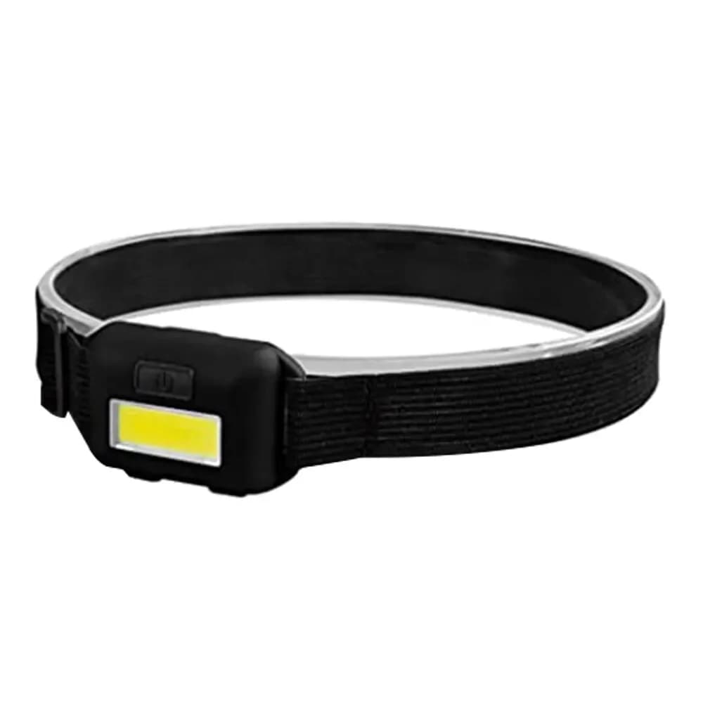 Lampe frontale COB mini portable étanche 3 modes pour pêche camping randonnée légère
