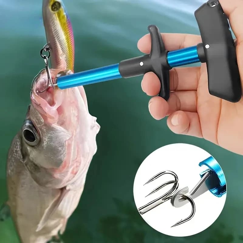 Séparateur hameçons aluminium portable en T pêche décrochage rapide équipement