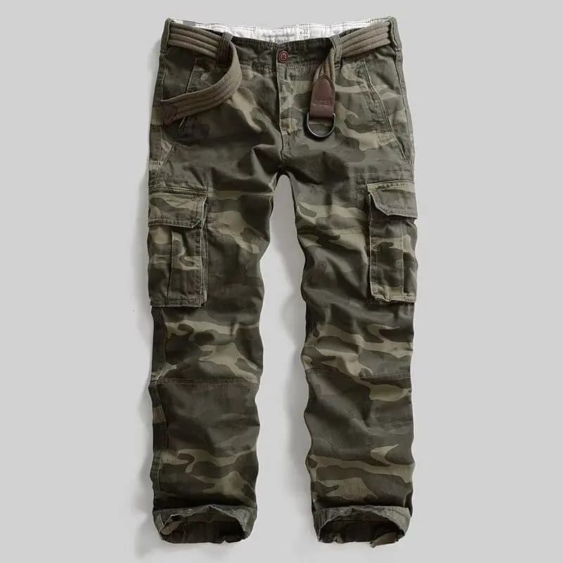 Pantalon camouflage droit délavé - Discrétion optimale pour pêche approche et observation
