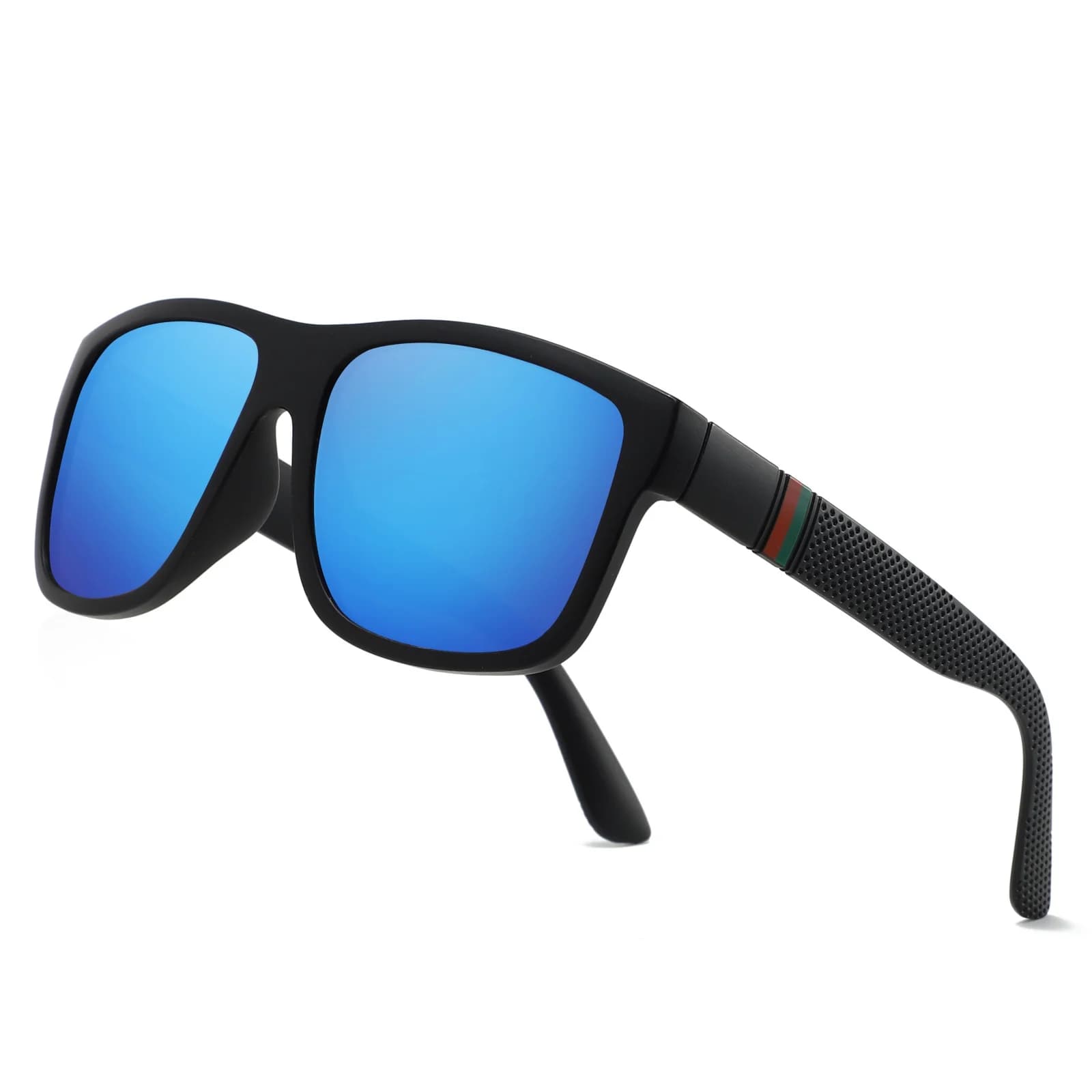 Lunettes de soleil UV400 neuves pêche randonnée - Modèle carré sport extérieur homme femme