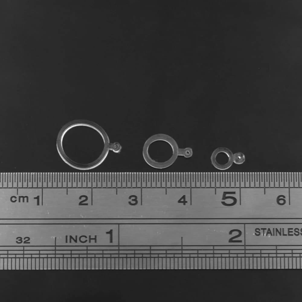 72 Élastiques Transparents pour Bouillettes et Pellets - Baitbands Élastiques 3mm 5mm 8mm Carp Fishing