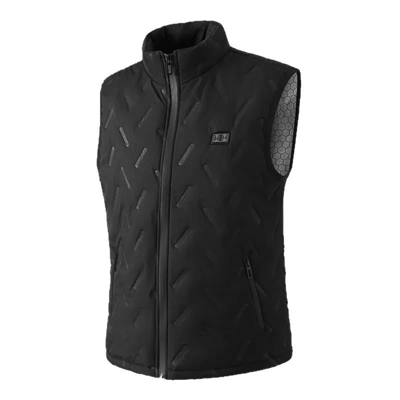 Veste chauffante électrique homme femme 9 zones USB - Veste thermique hiver pêche camping chauffée