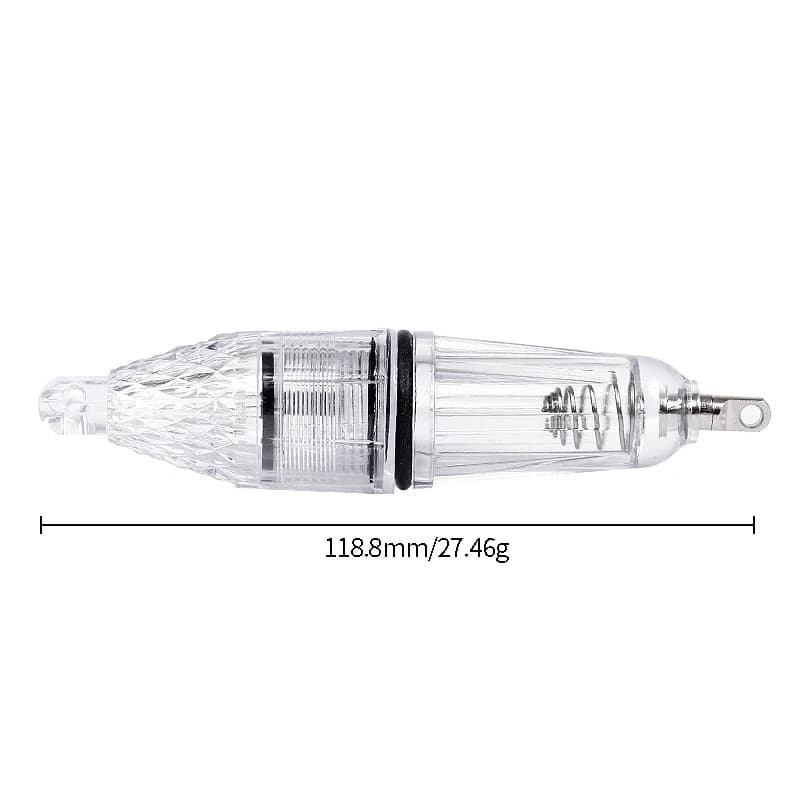Lampe LED pêche sans batterie - Appât lumineux énergivore pour pêche nocturne en mer et eau douce