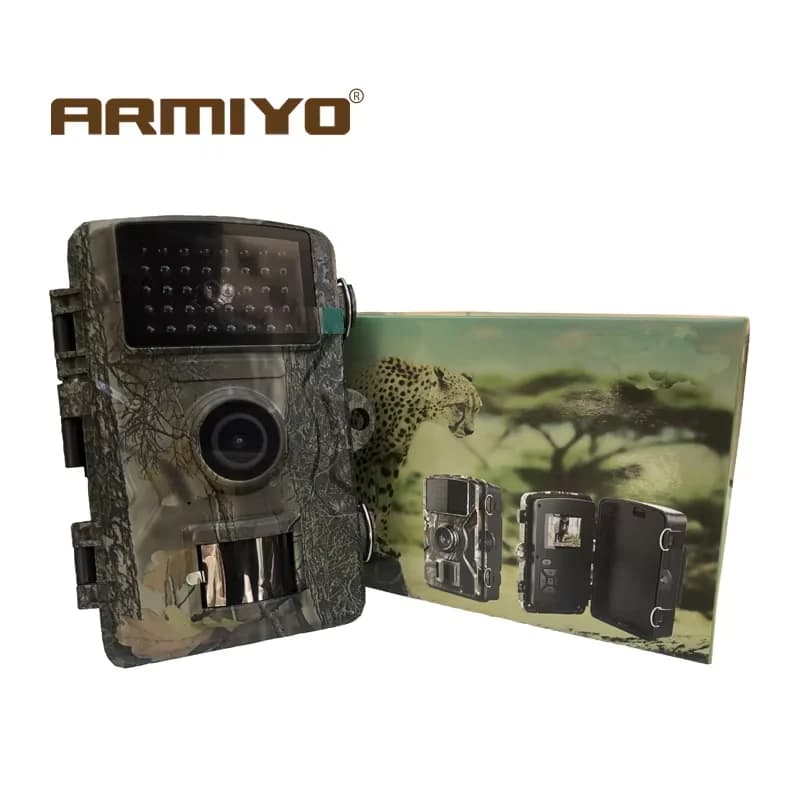 Caméra chasse Armiyo 16MP 1080P vision nocturne 12m étanche DL001 pour pistage faune sauvage