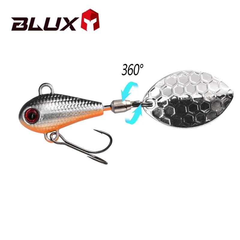 Leurre BLUX SPINTAIL 4.5-11g Mag Tail Spinner - Cuiller métal pêche black-bass freshwater shore casting vib