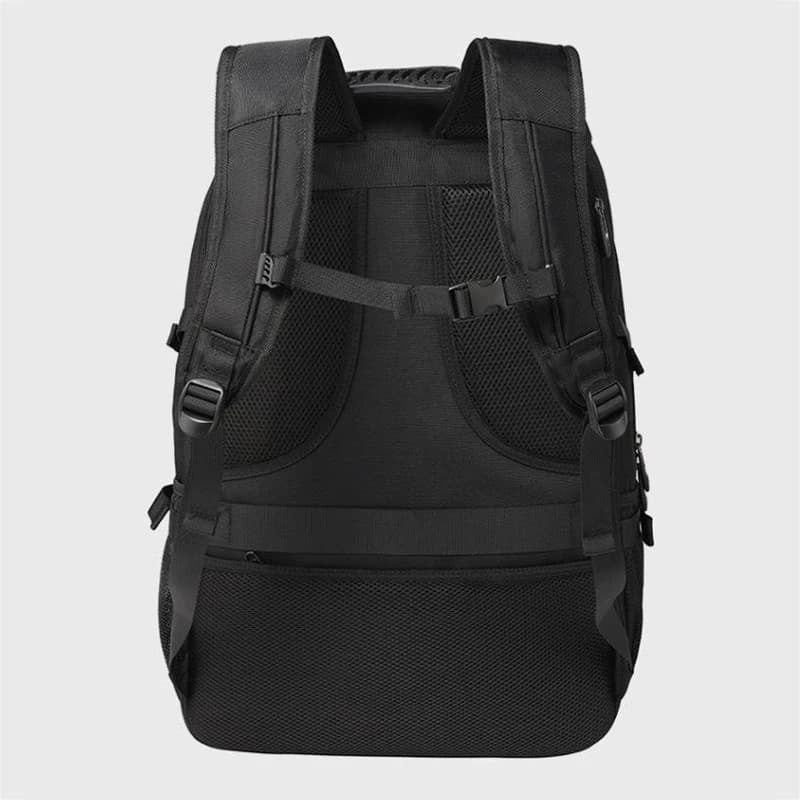 Sac à dos voyage homme 50L/80L compartiment chaussures séparé - Randonnée affaires étanche noir grand volume
